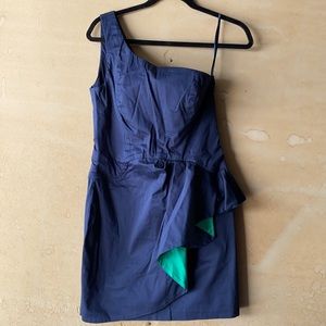 FRENCH CONNECTION, Blue & Green Dress